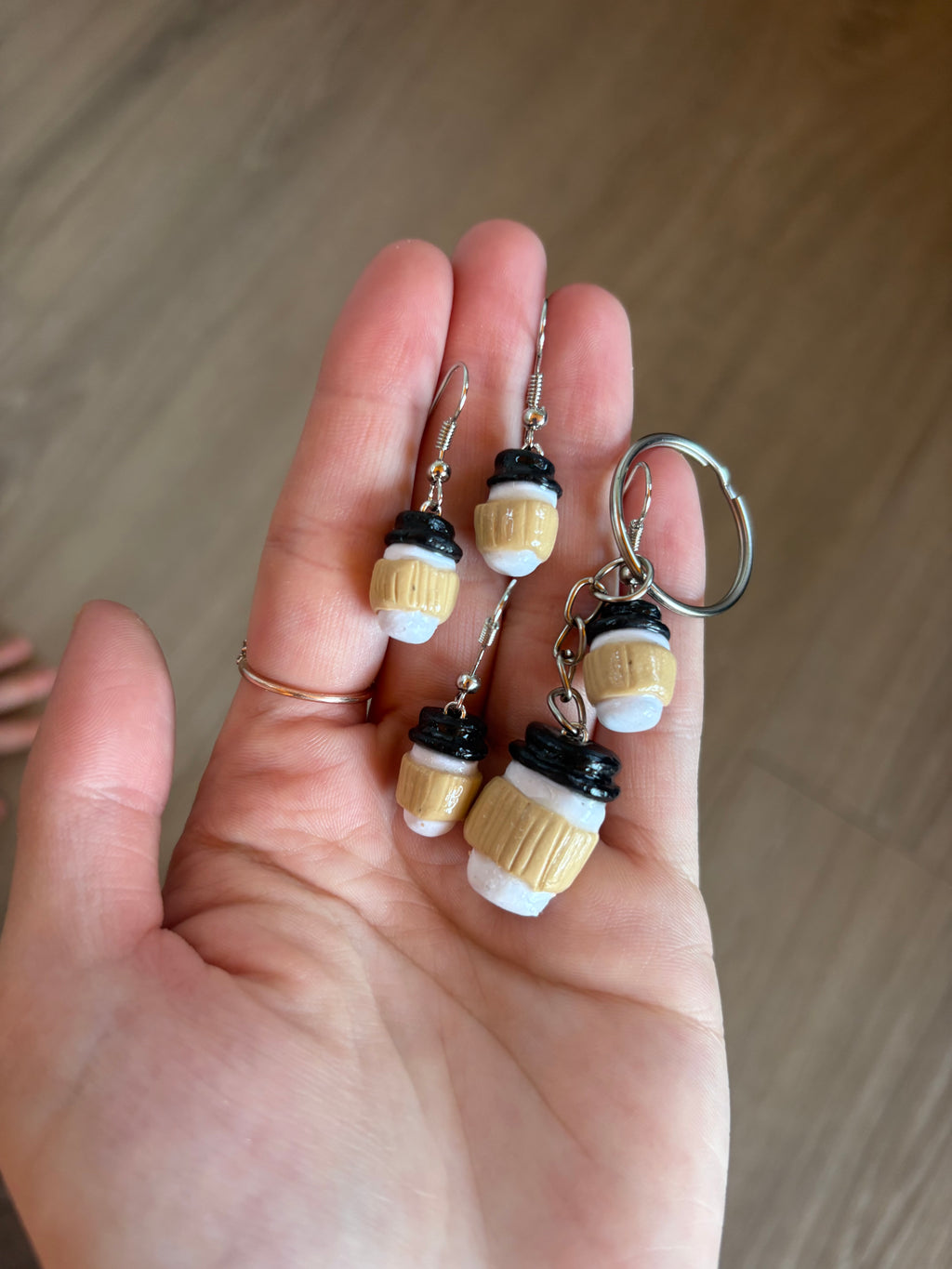 Takeaway Coffee cup earrings
