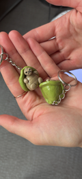 Jellycat inspired turtle keyring