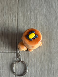 Pancakes turtle keychain