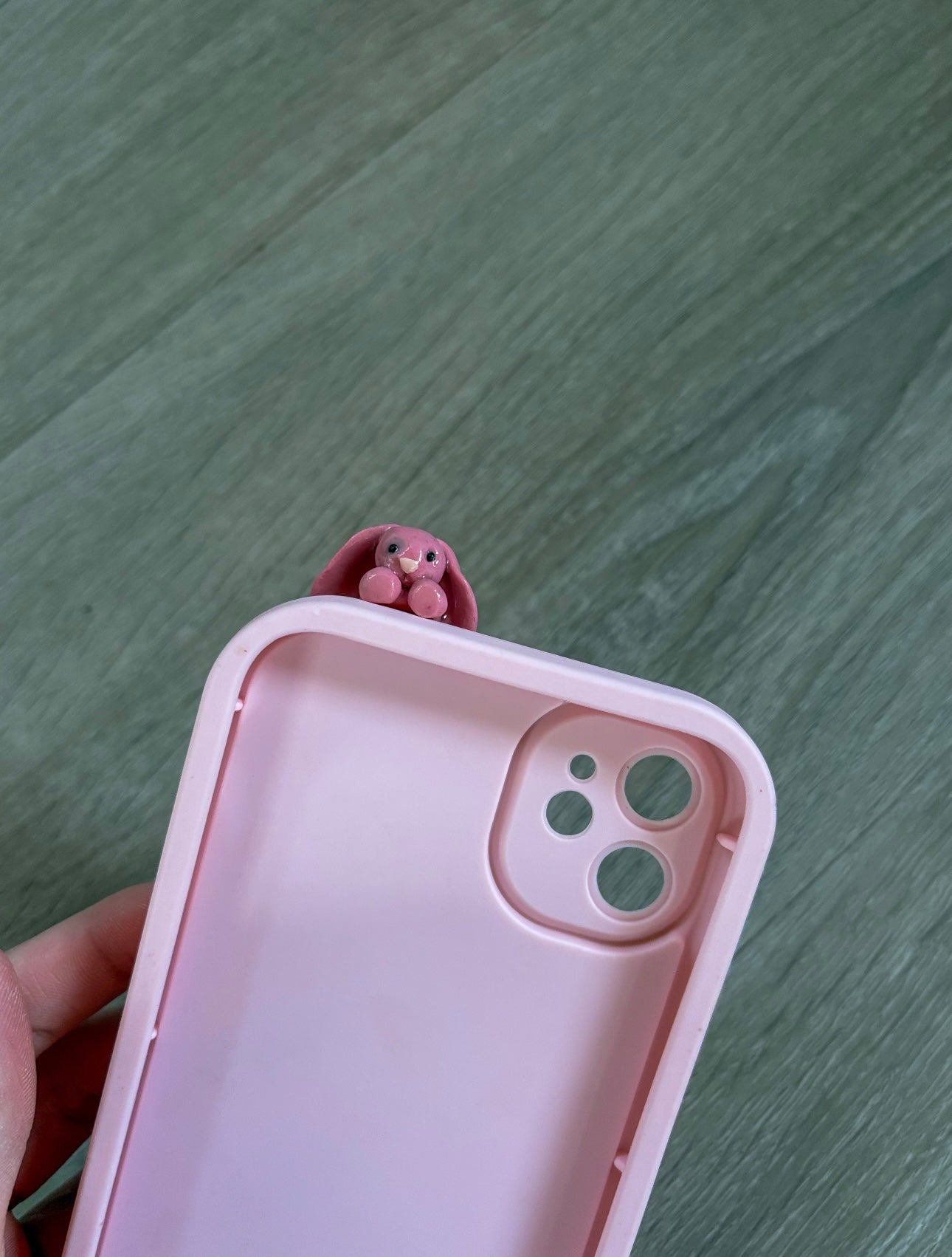 Jellycat inspired pink bunny phone hipper