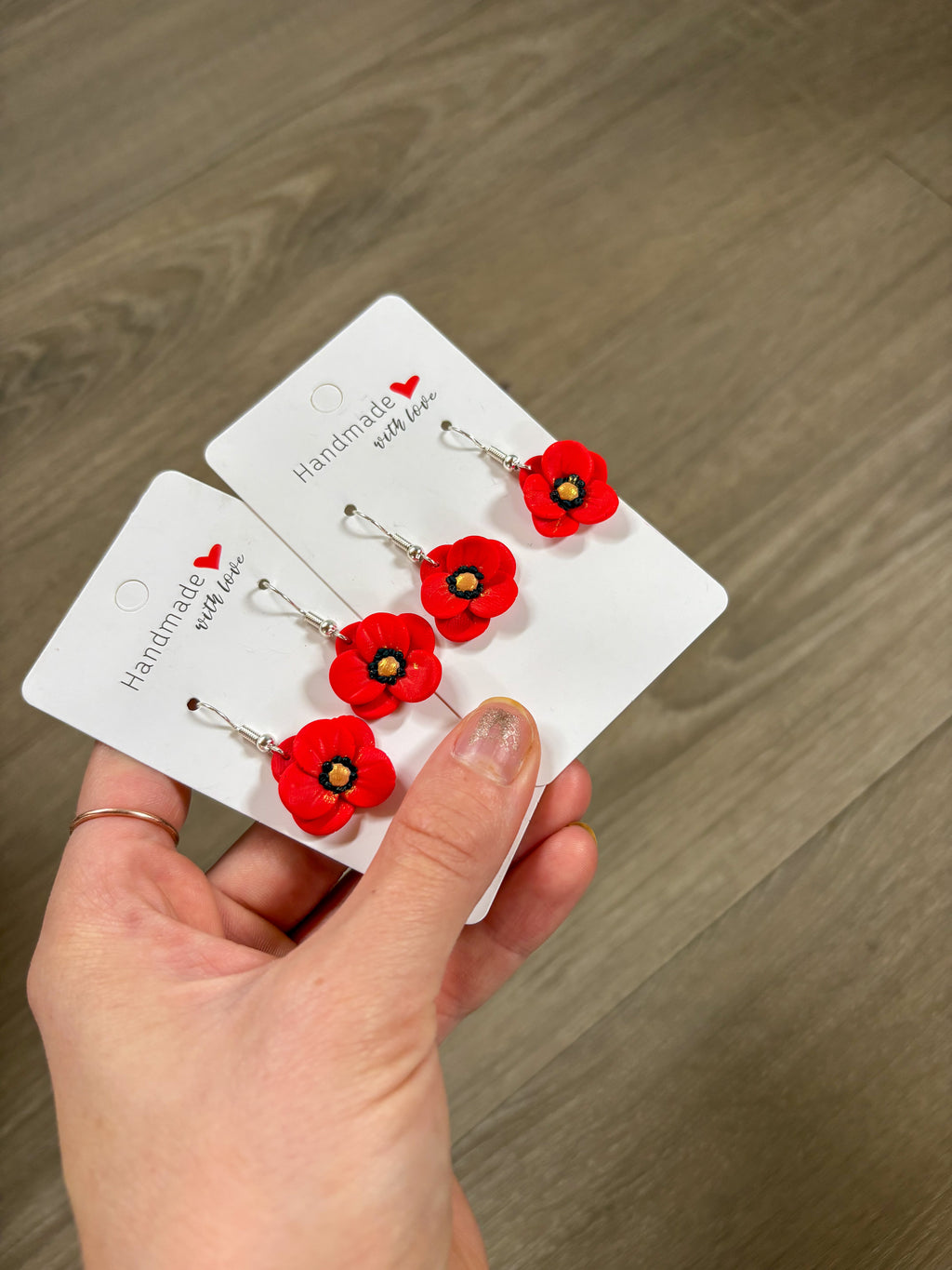 Poppy dangles