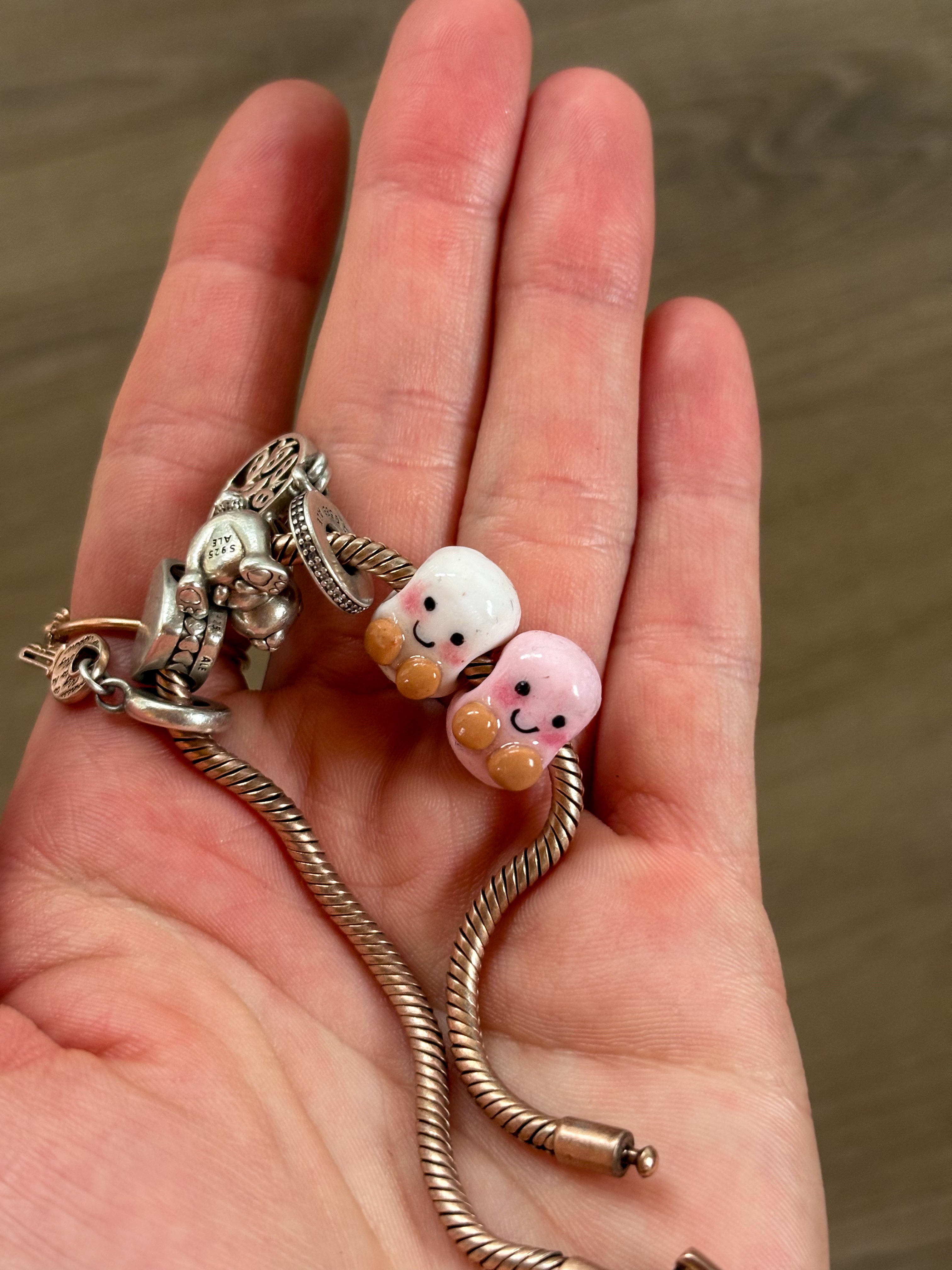 Jellycat inspired Pandora marshmallow charms
