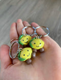 Jellycat inspired lemon keyrings
