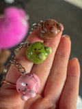 Macaron Jellycat inspired trio keyrings