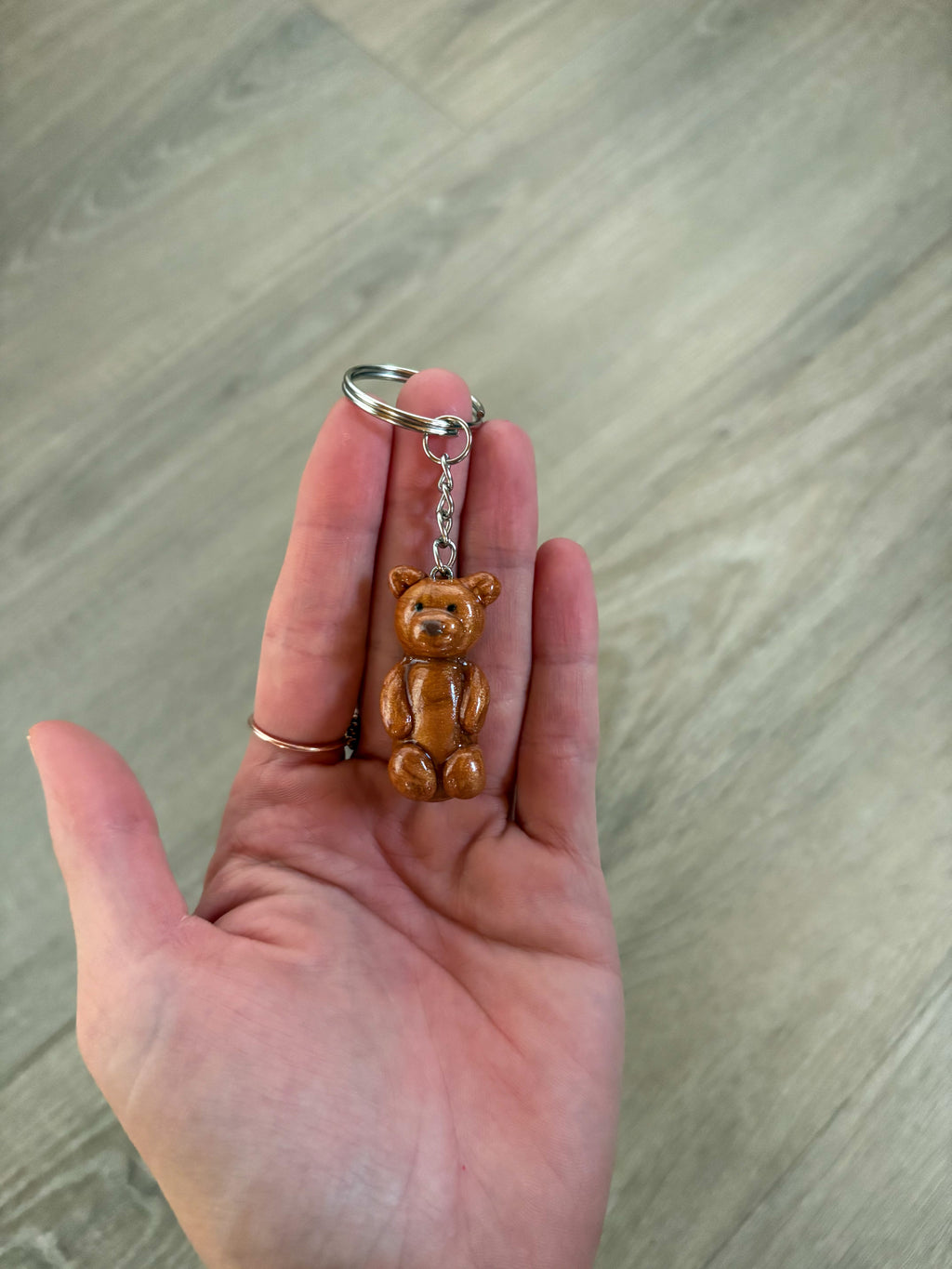 Bartholomew bear Jellycat inspired keyring