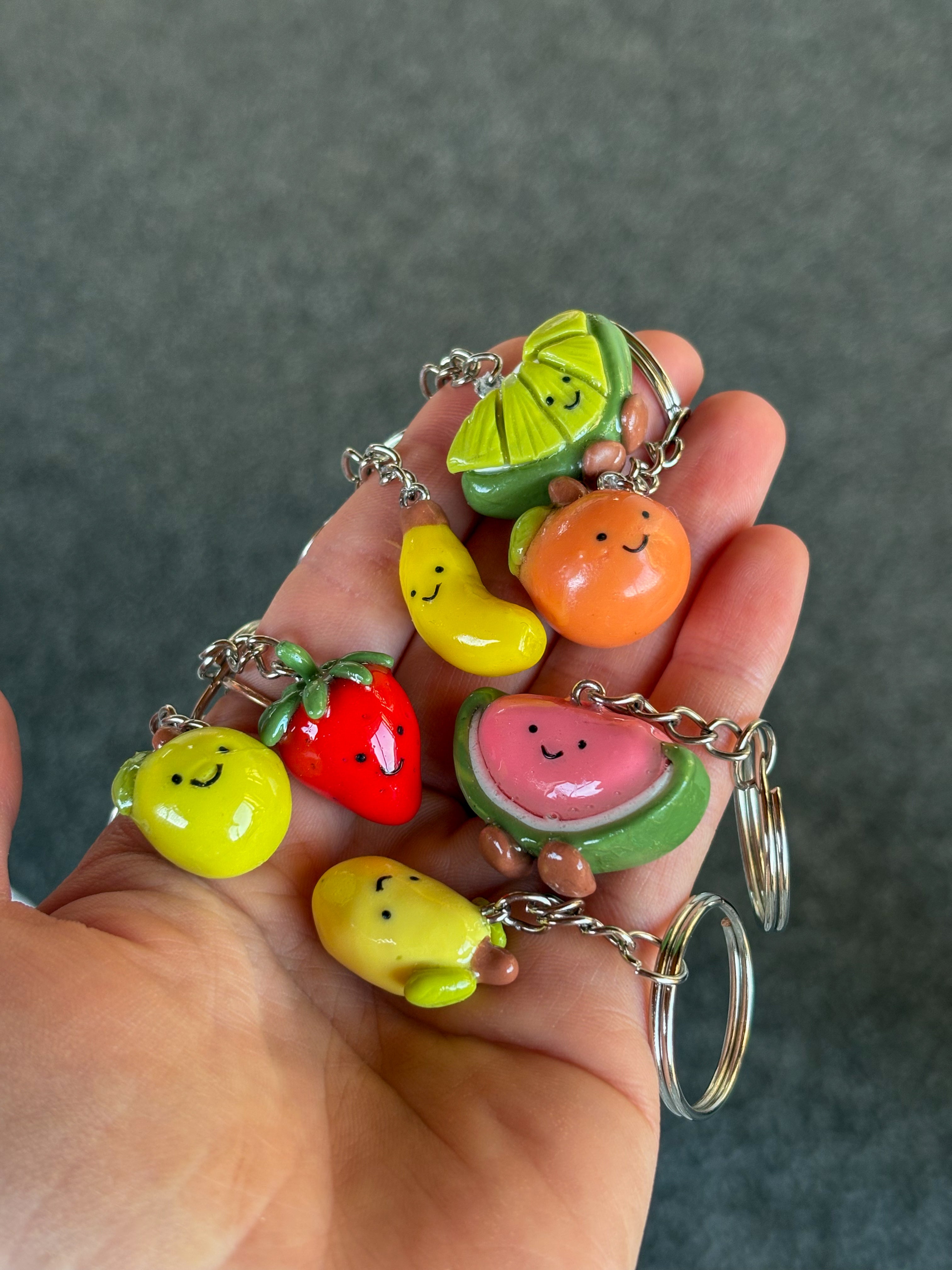 Watermelon Jellycat inspired keyring
