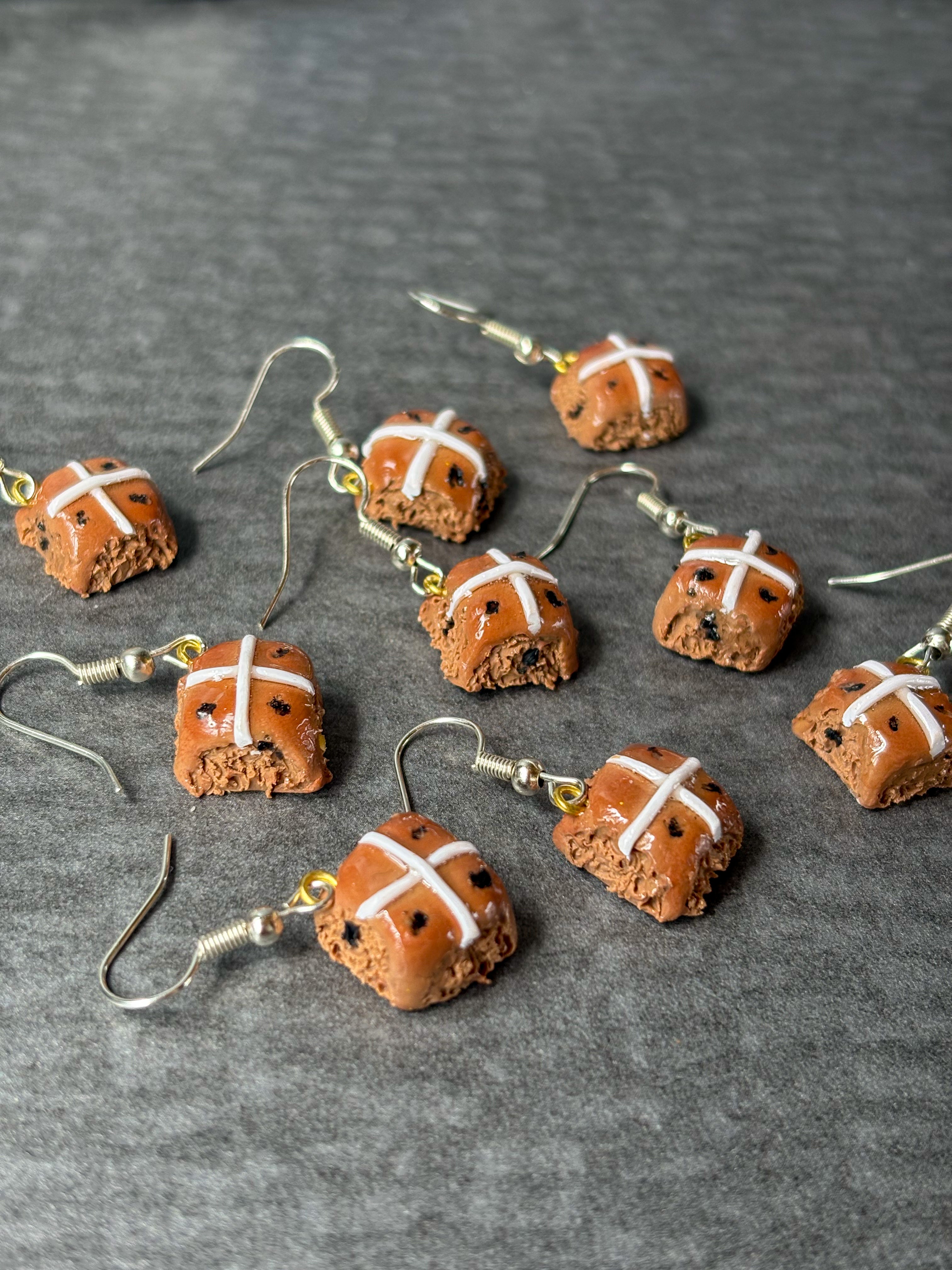 Hot x bun dangles