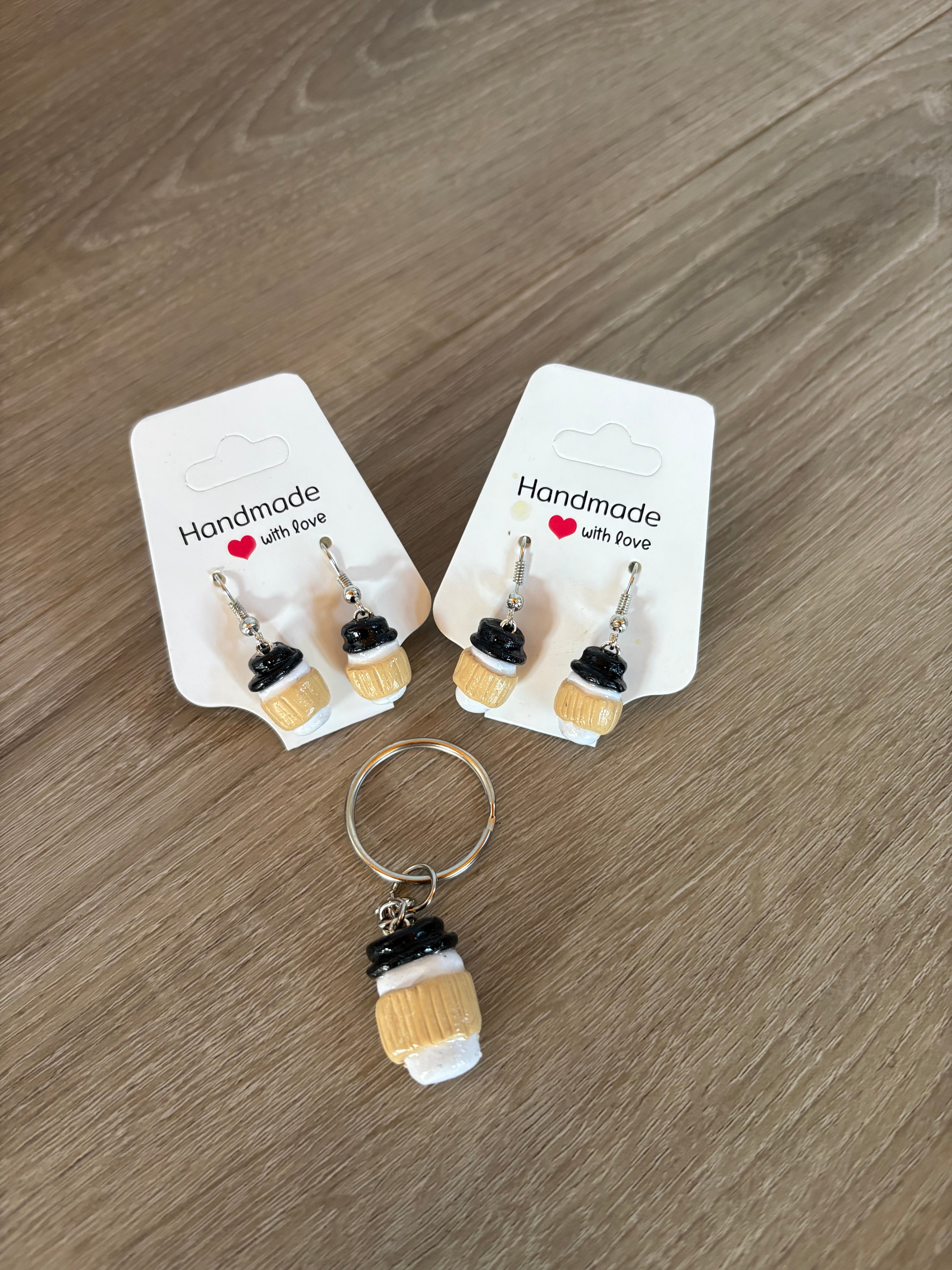 Takeaway Coffee cup earrings