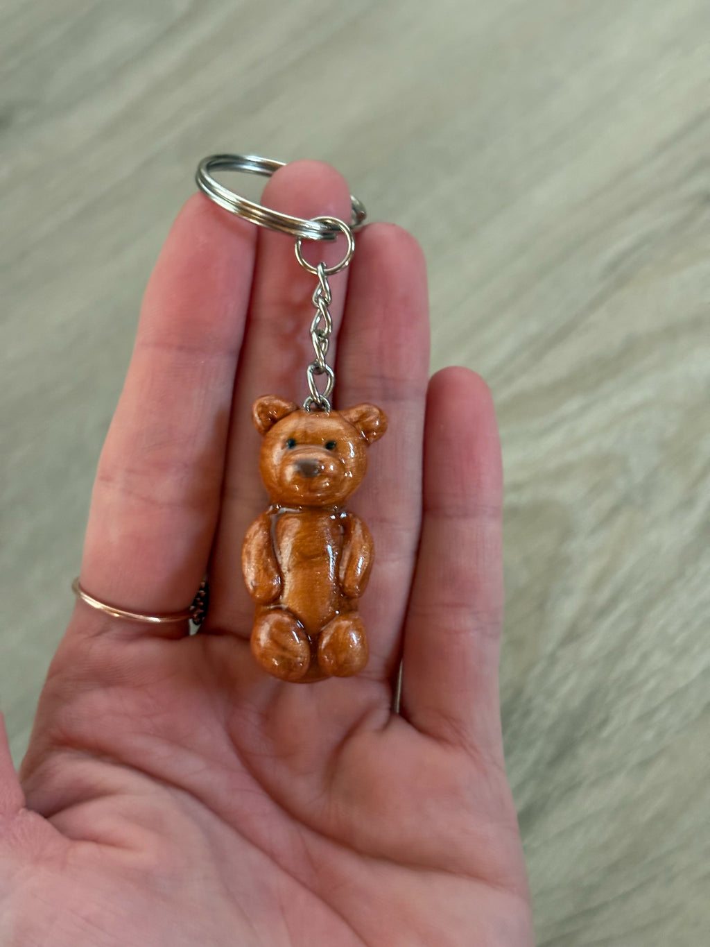 Bartholomew bear Jellycat inspired keyring